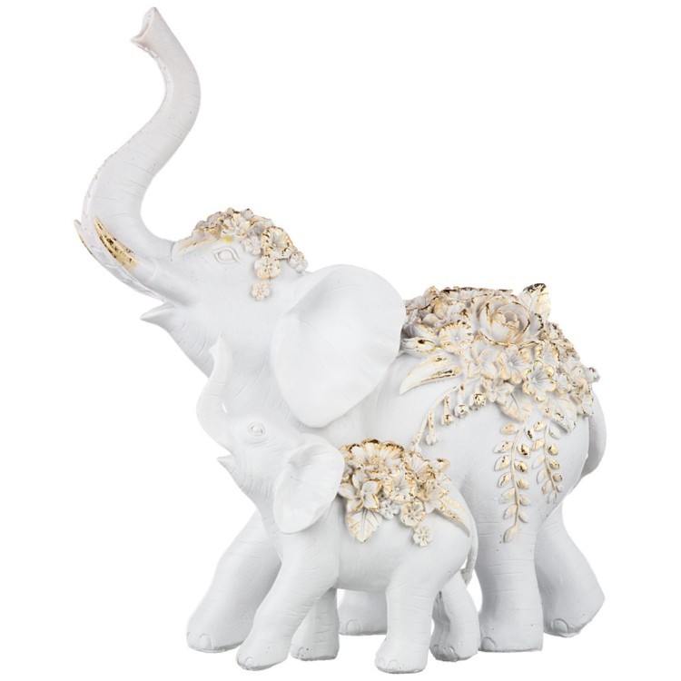 Статуэтка "слоны" 24*15*30 см. коллекция "flower fantasy" Lefard (146-1608)