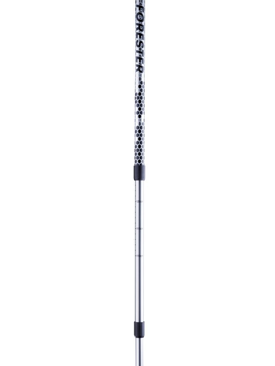 Палки для скандинавской ходьбы Forester, 67-135 см, 3-секционные, серый/чёрный (291779)