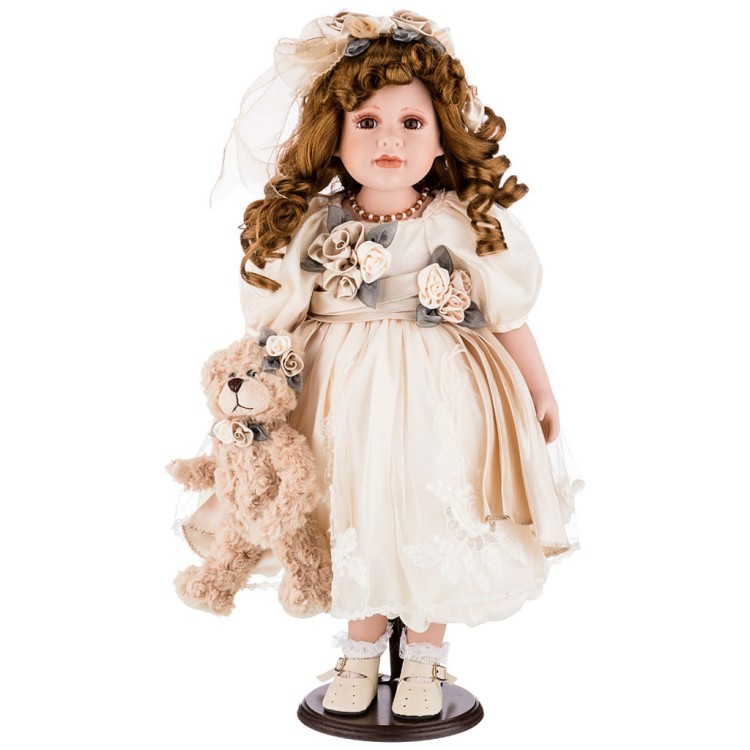 Кукла фарфоровая декоративная высота 55см RF COLLECTION (346-269)