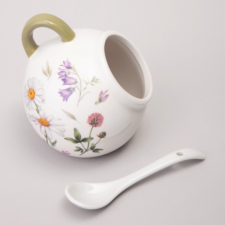 Солонка с ложкой agness "flower story" 9,5*10 см 170 мл Agness (358-2183) Солонка с ложкой agness "flower story" 9,5*10 см 170 мл Agness (358-2183)