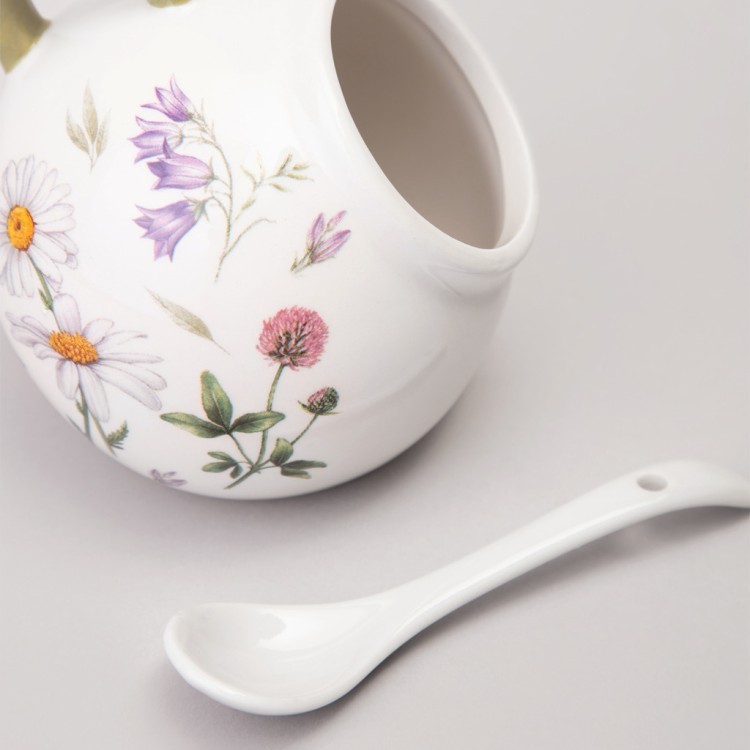 Солонка с ложкой agness "flower story" 9,5*10 см 170 мл Agness (358-2183) Солонка с ложкой agness "flower story" 9,5*10 см 170 мл Agness (358-2183)