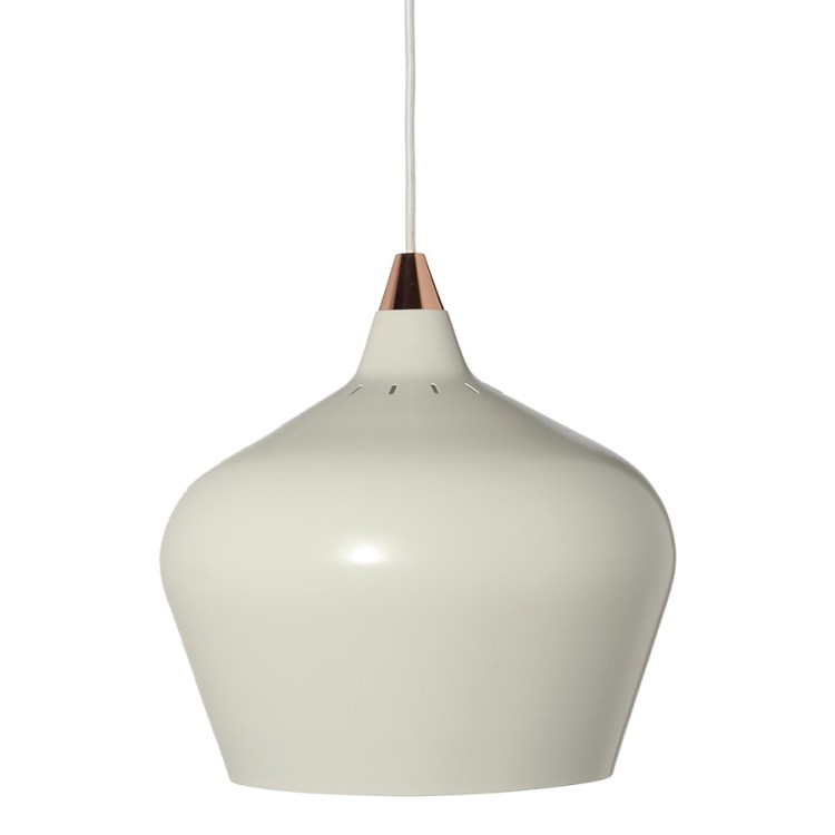 Лампа подвесная cohen large, 22хD25 см, белая матовая, белый шнур (67981)