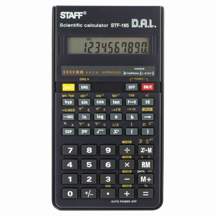 Калькулятор инженерный Staff STF-165 128 функций 10 разрядов 250122 (1) (64891)
