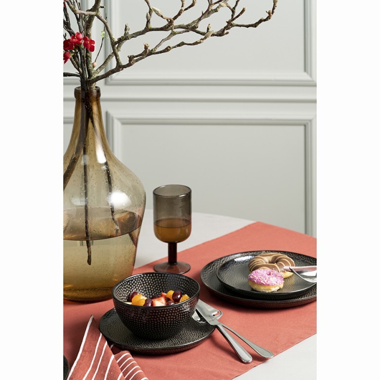 Набор чаш dots, 800 мл, черные, 2 шт. (74087)