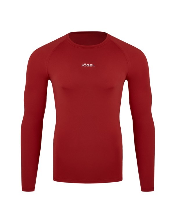 Футболка компрессионная с длинным рукавом JÖGEL CAMP PerFormDRY Baselayer LS Tee, гранатовый (2123207)