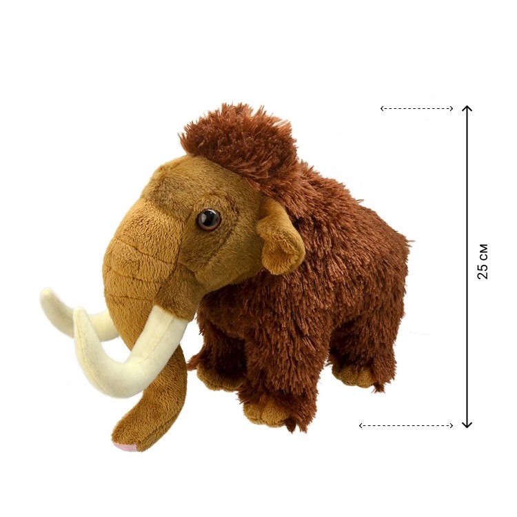 Мягкая игрушка серия "Животный мир" Мамонт, 25 см (K8556-PT)