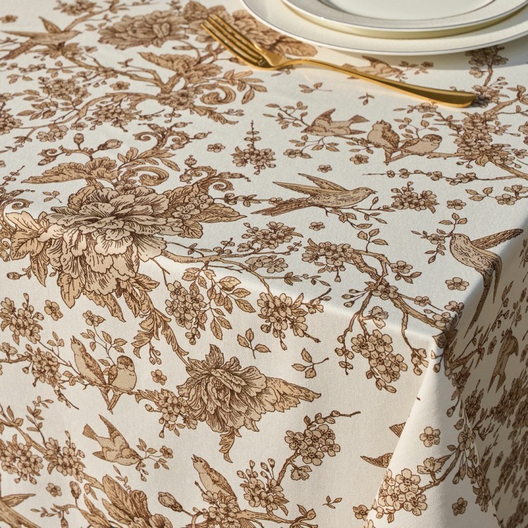 Скатерть "royal garden" 160х220см ,белый, 100% хлопок,твил пропитка (850-754-21) 