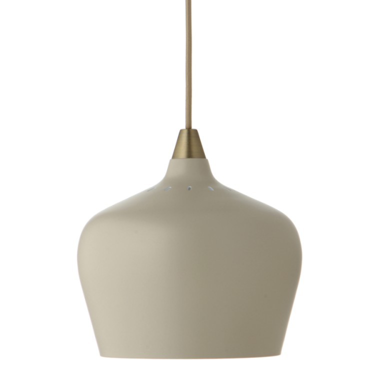 Лампа подвесная cohen large, 22хD25 см, серо-коричневая матовая, коричневый шнур (67983)