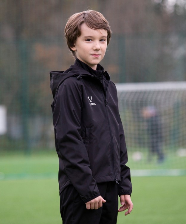 Куртка ветрозащитная CAMP Rain Jacket, черный, детский (857392)