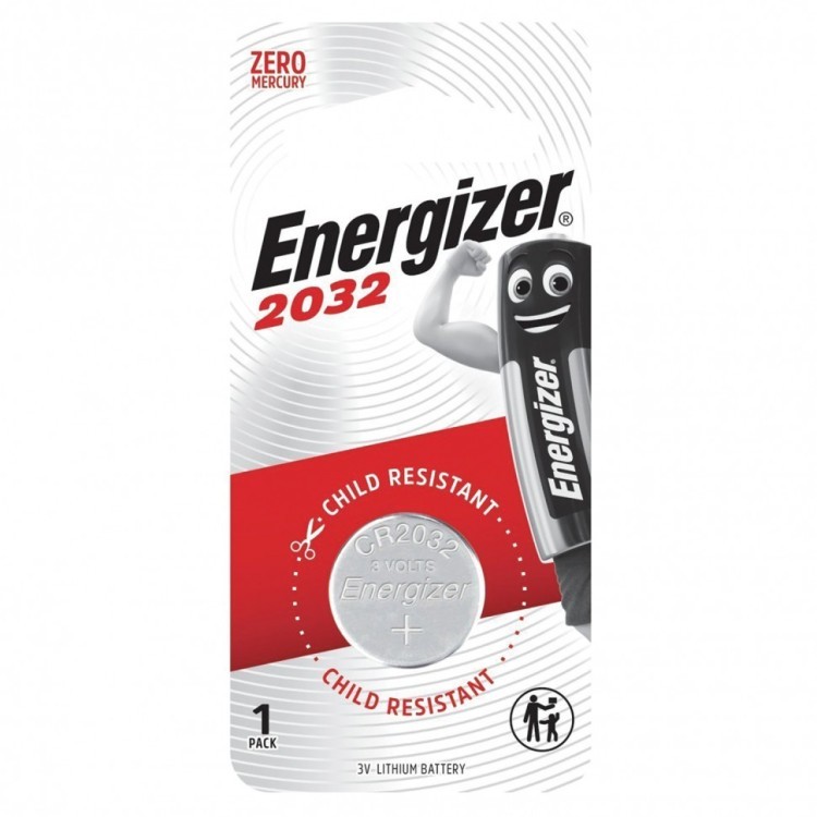 Батарейка литиевая Energizer CR 2032, 1 шт E301021301 (76400)