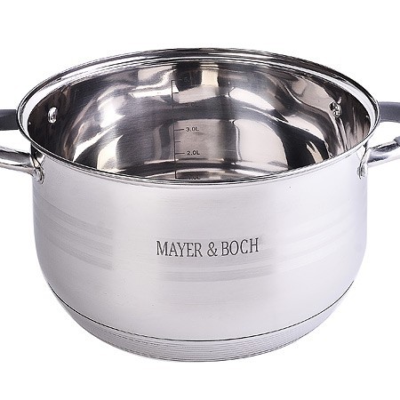 Кастрюля 6,5 л нерж с/кр Mayer&Boch (30945)