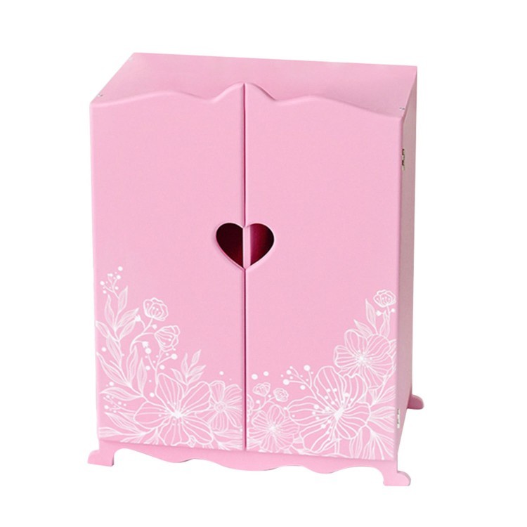 Шкаф для кукол, цвет: розовый (PFD120-58)