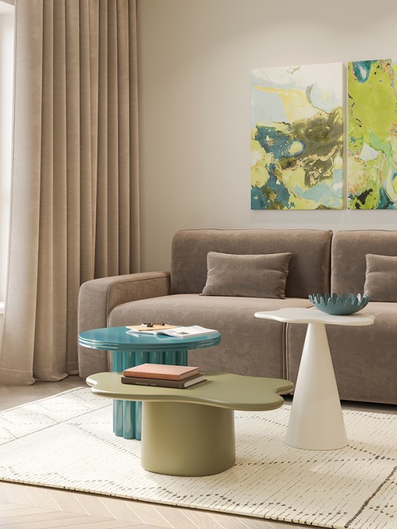 Столик кофейный fluid, 88х30 см, морские водоросли (78637)