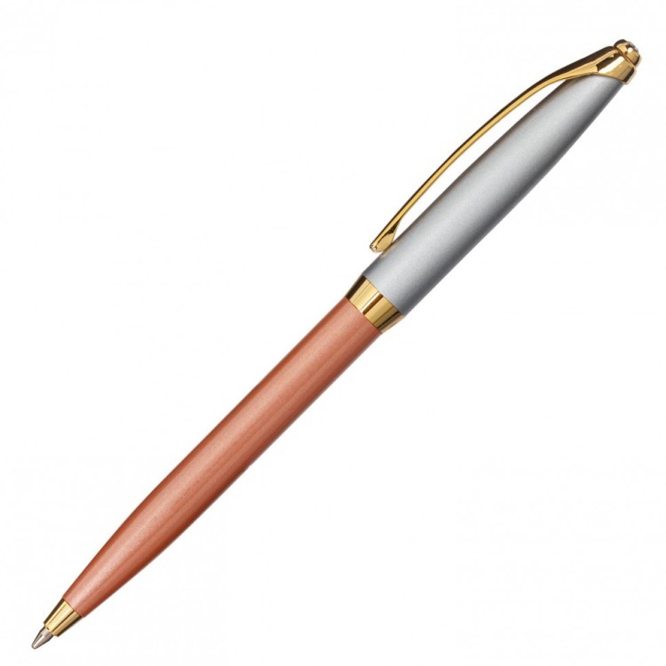Ручка подарочная шариковая Galant DECORO ROSE корпус хром/розовый синяя 143505 (1) (92000)