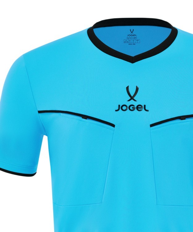 Футболка судейская JOGEL DIVISION PerFormDRY Referee SS Tee 2.0, голубой (2133850)
