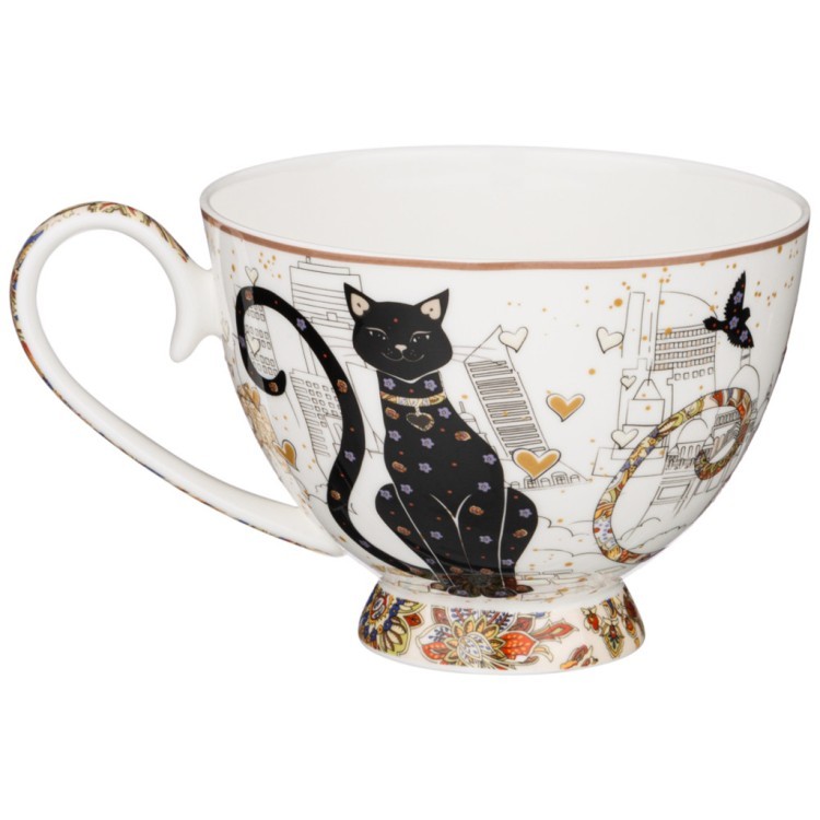 Чайный набор lefard "парижские коты" на 2 пер. 4 пр. 250 мл Lefard (104-831)
