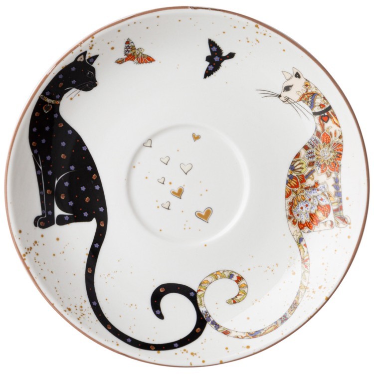Чайный набор lefard "парижские коты" на 2 пер. 4 пр. 250 мл Lefard (104-831)