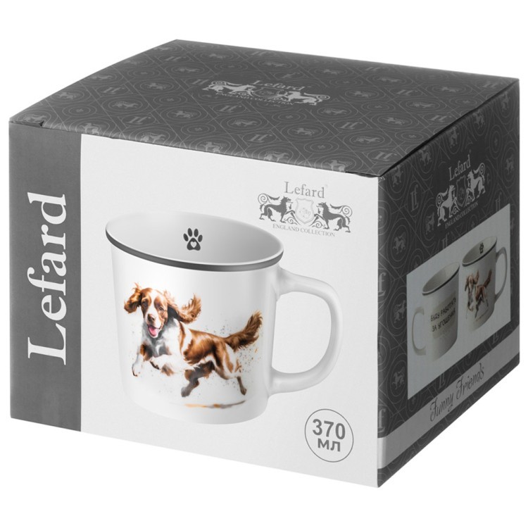 Кружка lefard "welsh springer spaniel" 370мл, разноцветный (260-1048-11) 