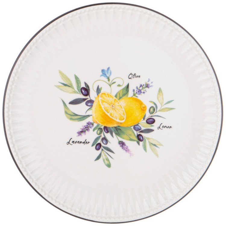 Набор тарелок закусочных lefard "kitchen passions" 2 шт. 21*1,8 см Lefard (189-472)