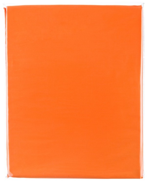 Простыня прямая 180*220 см хлопок 100%, оранжевый, сатин SANTALINO (985-556)