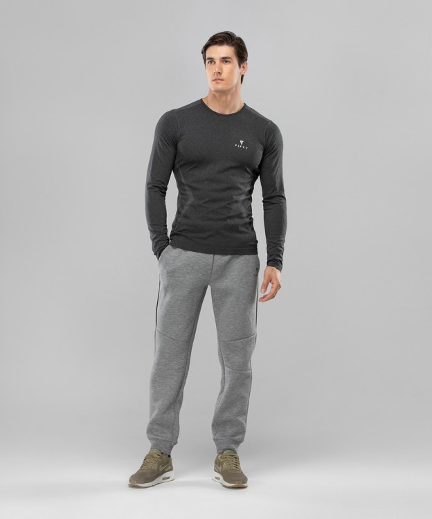Мужская футболка с длинным рукавом Smartknit FA-ML-0103-GRY, серый (509379)