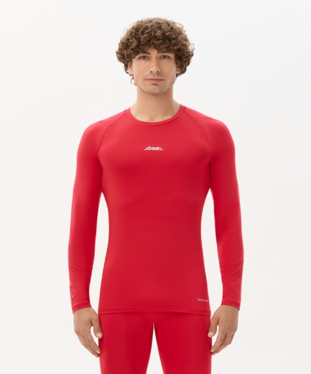 Футболка компрессионная с длинным рукавом JOGEL CAMP PerFormDRY Baselayer LS Tee, красный (2123225)