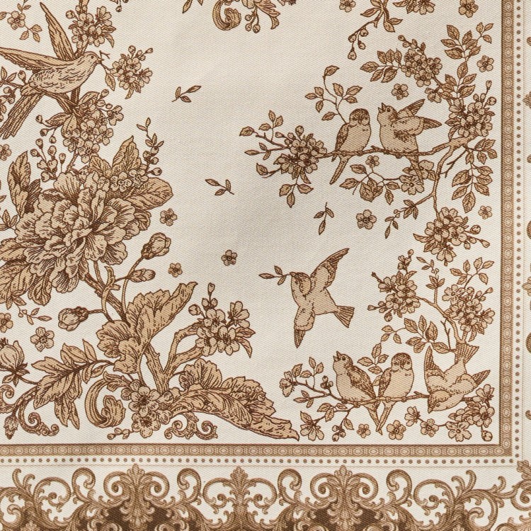 Дорожка  " royal garden" 40х146см ,белый ,100% хлопок ,твил с пропиткой (850-754-3) 