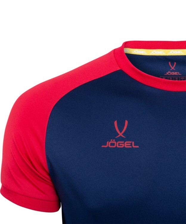 Футболка игровая JOGEL CAMP Reglan Jersey, темно-синий/красный (701747)