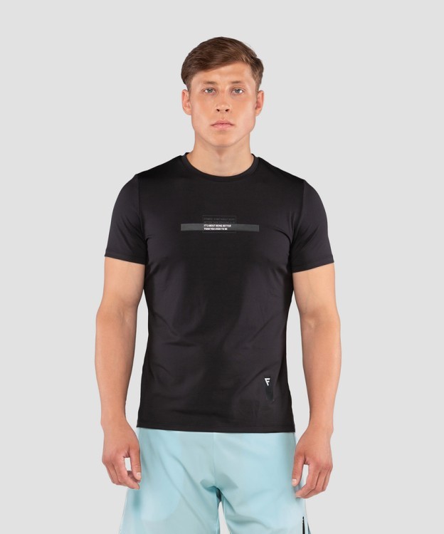 Мужская футболка Eminent black FA-MT-0201-BLK, черный (2095249)