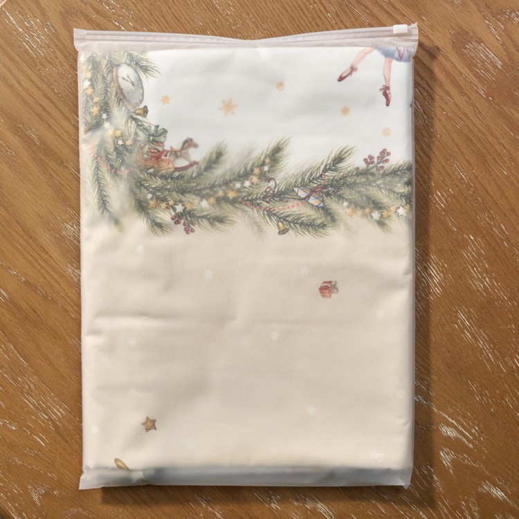 Скатерть  овальная  "щелкунчик" ,140х180см ,бежевый, 100% хлопок ,твил Lefard (850-757-4)