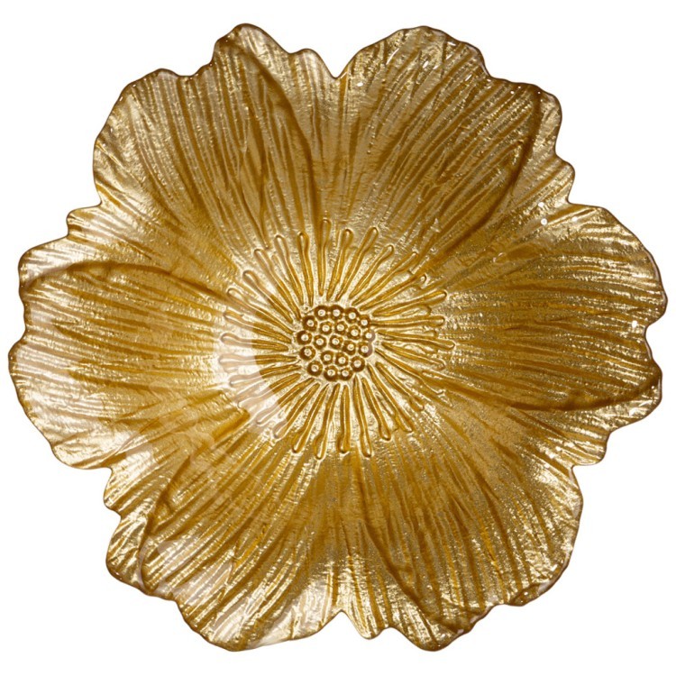 Блюдо "golden flower" 21cm АКСАМ (339-367)