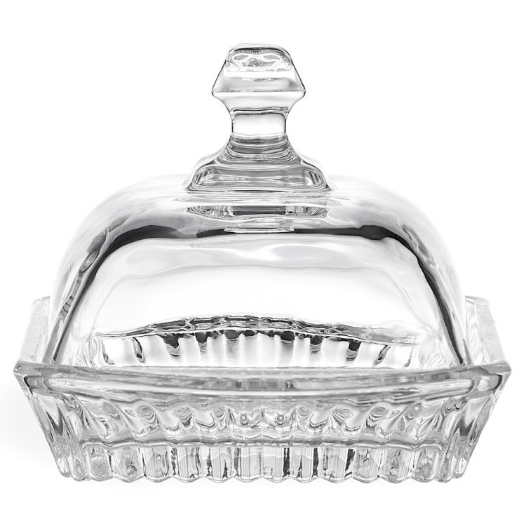 Масленка "muza crystal" 17,5*10,5 см. высота=9 см Lefard (195-234)