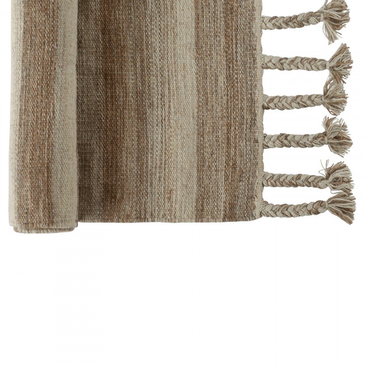 Ковер из шерсти и хлопка с кисточками из коллекции ethnic, 160х230 см (69455)