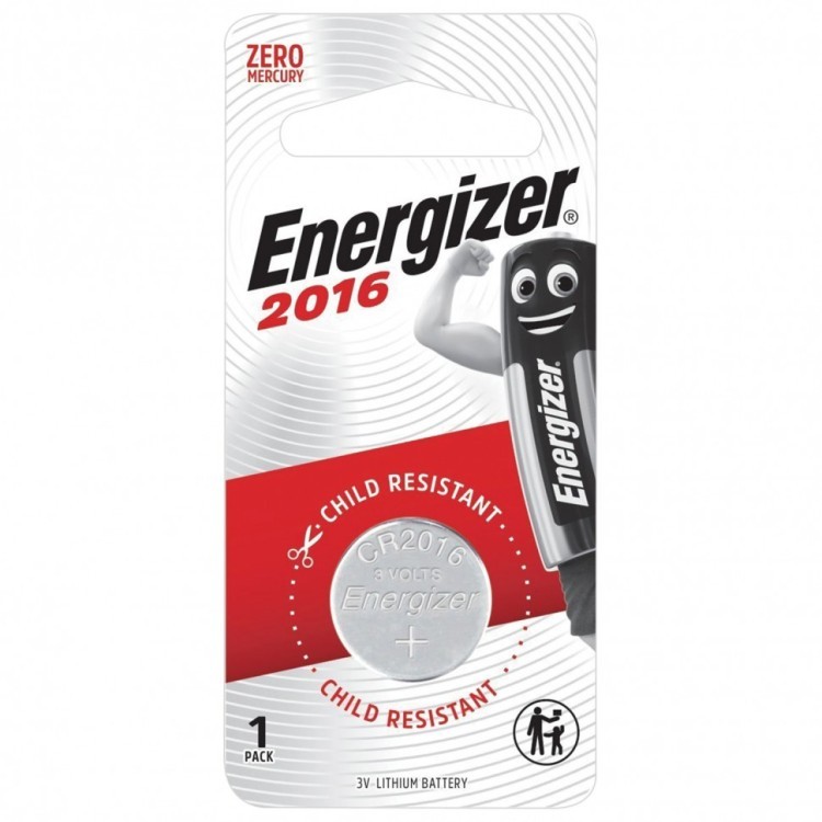 Батарейка литиевая Energizer CR 2016, 1 шт E301021801 (76401)