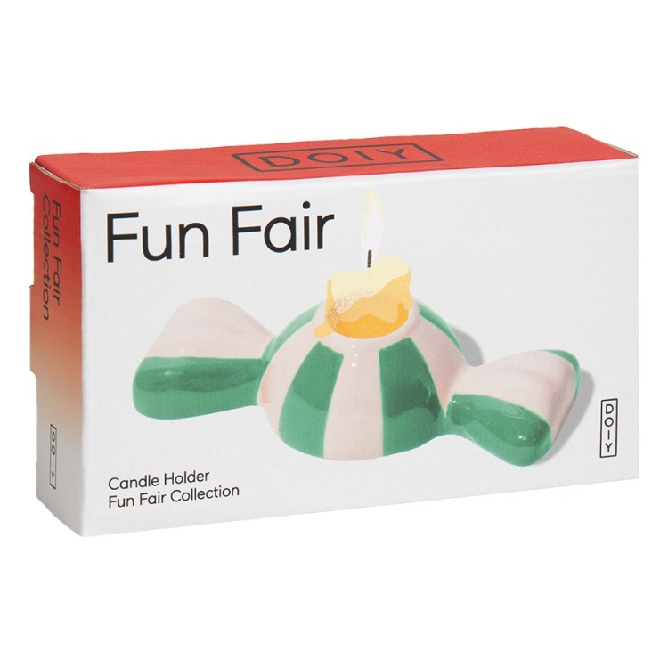 Подсвечник funfair, 5,5х12х3 см, зеленый (79941)