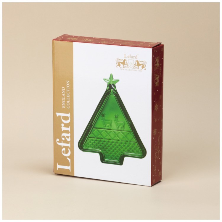 Блюдо celebration green 20,5*16*2,5 см Lefard (355-363)