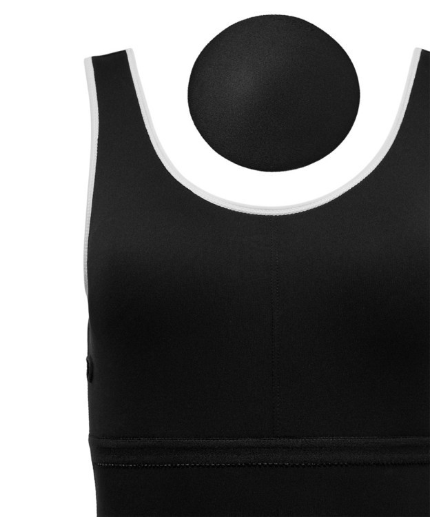 Купальник для плавания 25DEGREES Edge Black/White, полиамид (2126249)