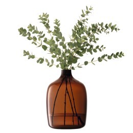 Ваза vessel, 27 см, коричневая (77611)