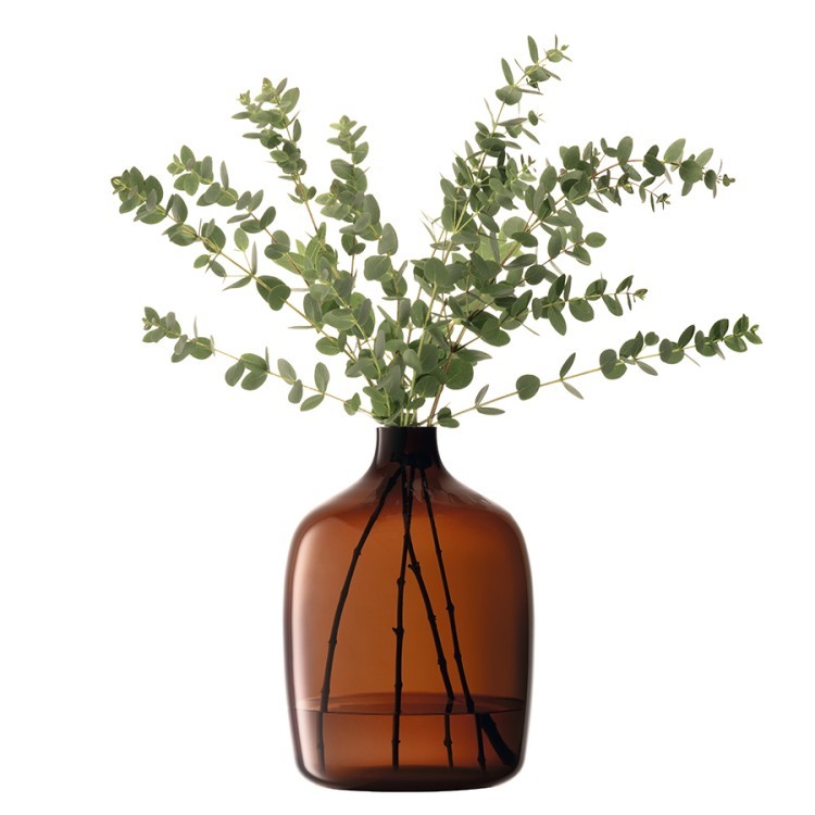 Ваза vessel, 27 см, коричневая (77611)