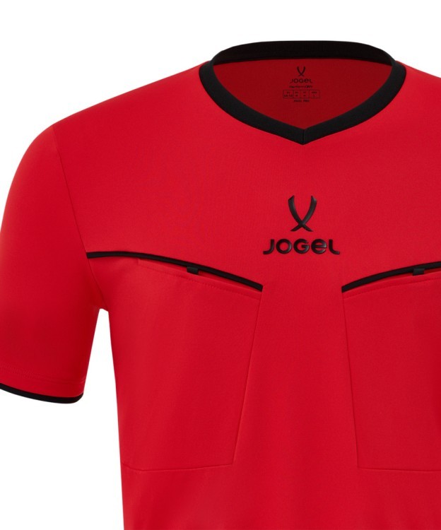 Футболка судейская JOGEL DIVISION PerFormDRY Referee SS Tee 2.0, красный (2133858)