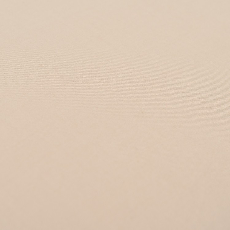 Простыня на резинке бежевого цвета из органического стираного хлопка из коллекции essential, 180х200 см (69394)