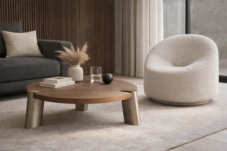 Кресло поворотное Луна(Luna) букле белый Flona-SVBEG 98*90*69см (TT-00011018)