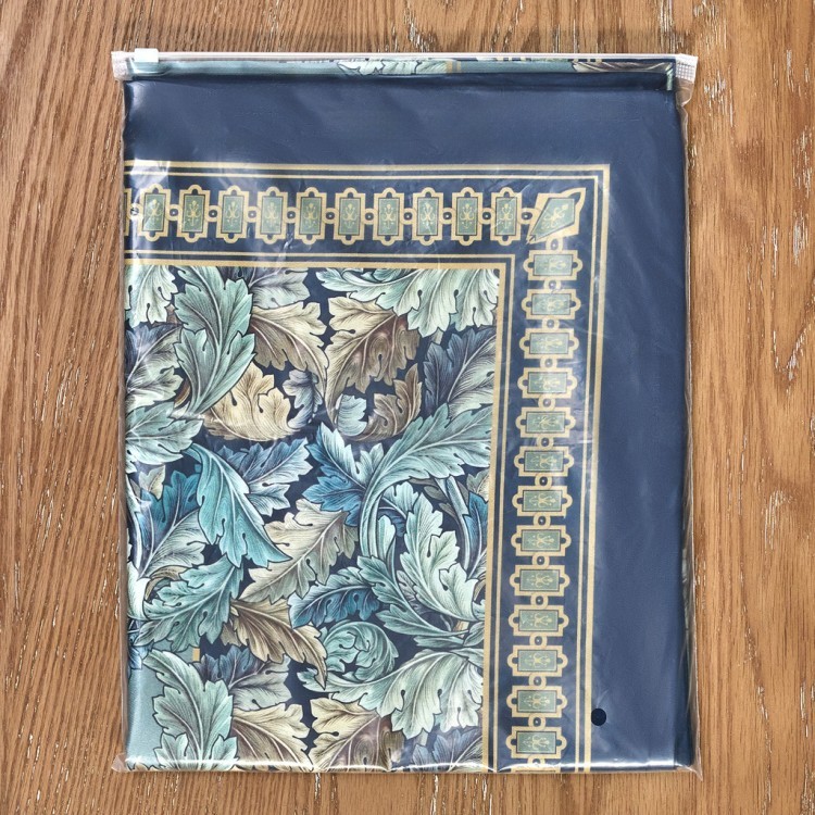 Скатерть круглая "листья морриса" gold stripe d150 см , 100% хлопок , твил, пропитка Lefard (850-752-26)