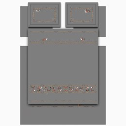 Кпб, king size, "passage" серый,сатин,хлопок 100%,п.240х260-1шт,пр.260х260-1шт,н.50х70-2шт/70х70-2шт Lefard (989-004-04)