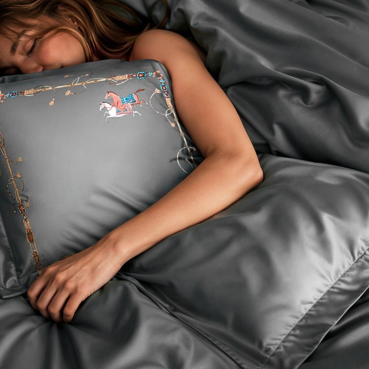 Кпб, king size, "passage" серый,сатин,хлопок 100%,п.240х260-1шт,пр.260х260-1шт,н.50х70-2шт/70х70-2шт Lefard (989-004-04)
