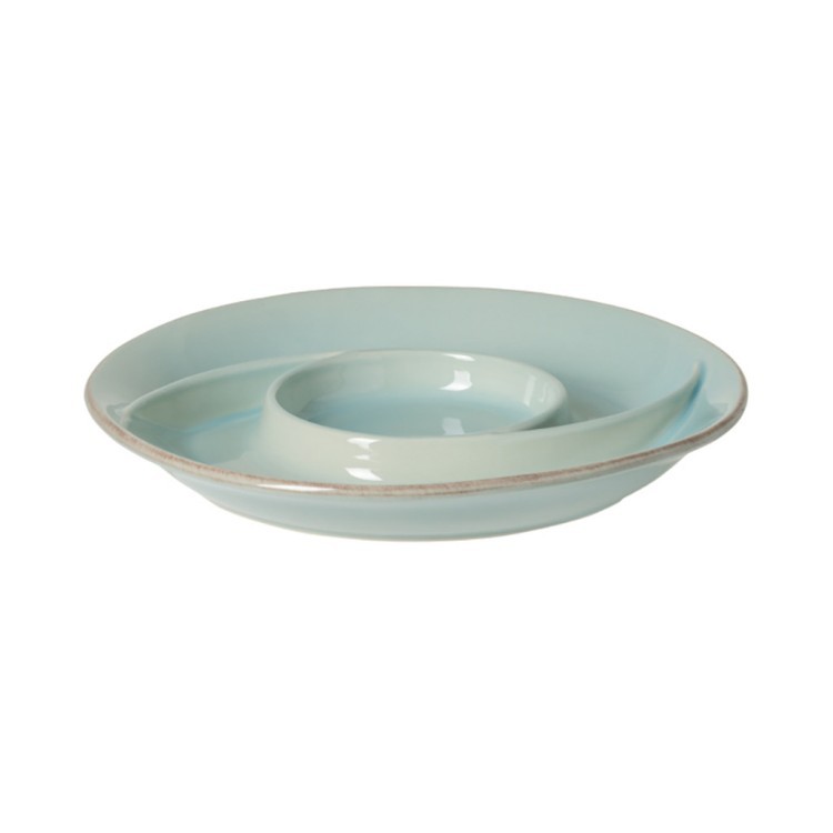 Тарелка CD342-RBL(WWP332-02409E), 32.3, керамика, robins egg blue, CASAFINA BY COSTA NOVA