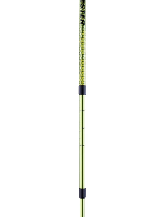 Палки для скандинавской ходьбы Forester, 67-135 см, 3-секционные, болотный/жёлтый (291781)