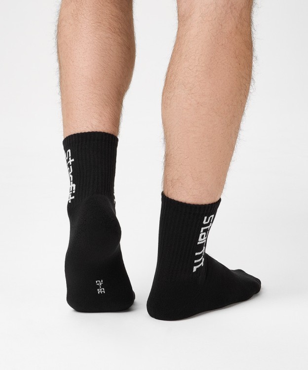 Носки спортивные STARFIT Crew, черный, р. 39-42, 2 пары (2126342)