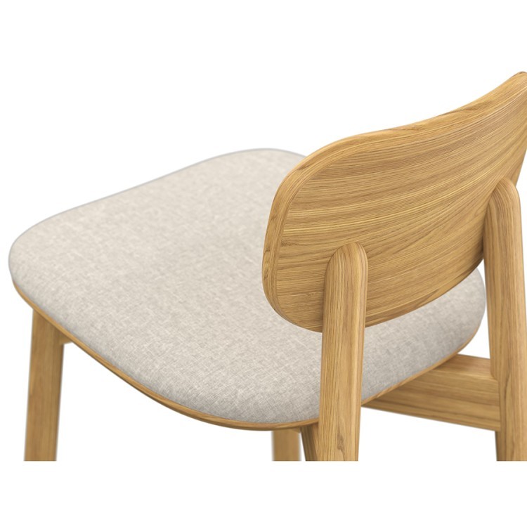 Стул барный saga, рогожка, бежевый (76414)