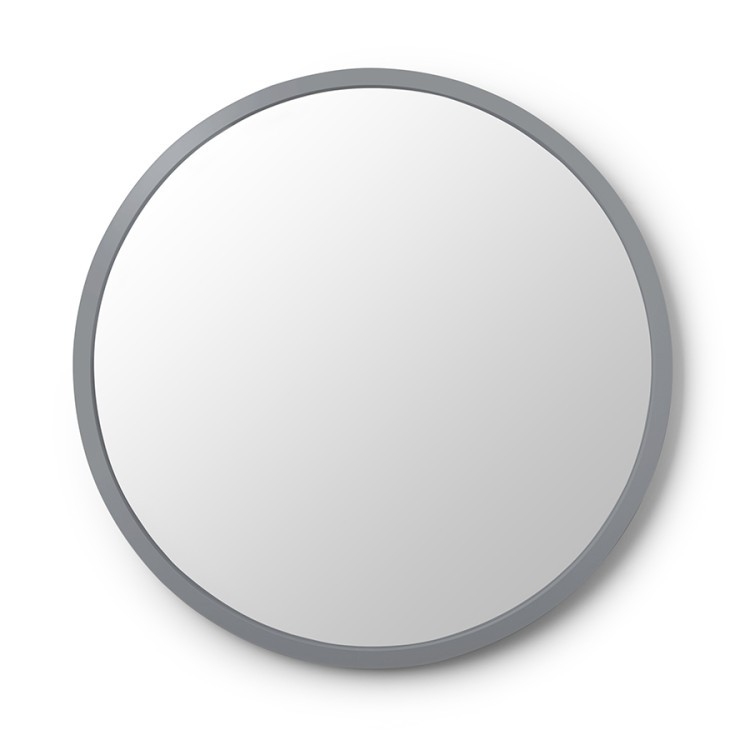 Зеркало hub, D61 см, серое (62833)